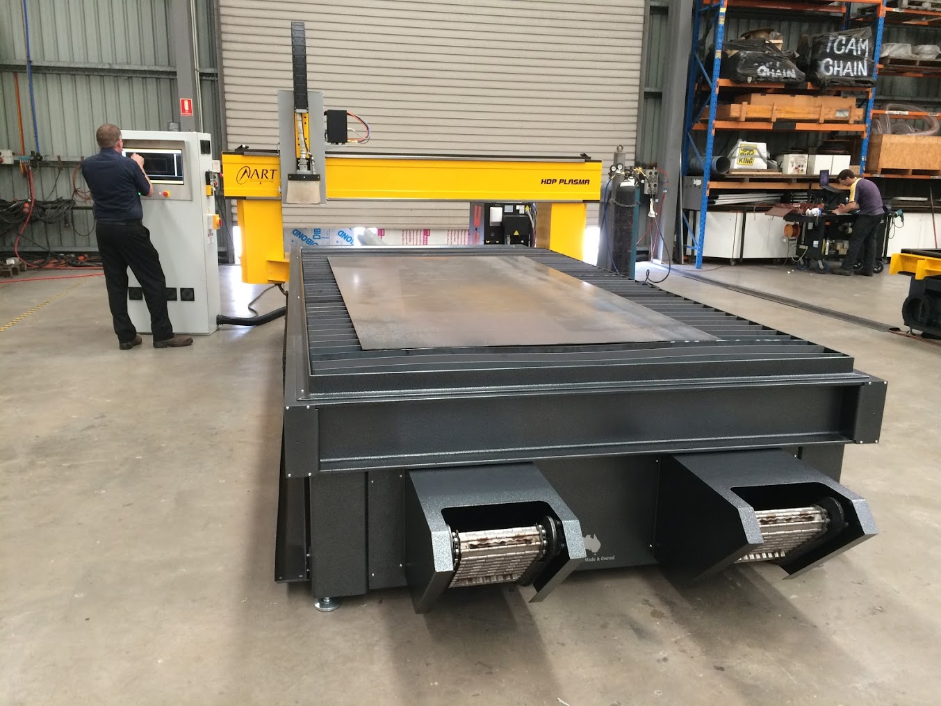 cnc با برش پلاسما